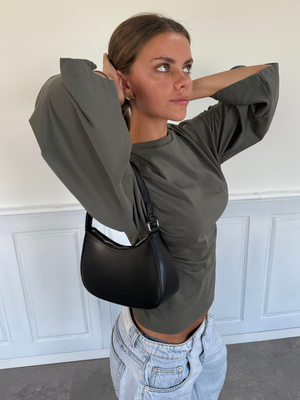 ALUANA SHOULDER BAG - BLACK