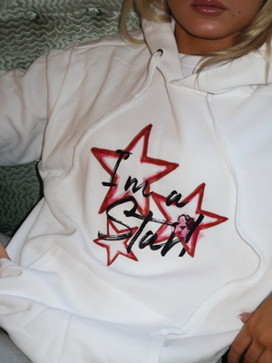 I AM A STAR HOODIE - WHITE