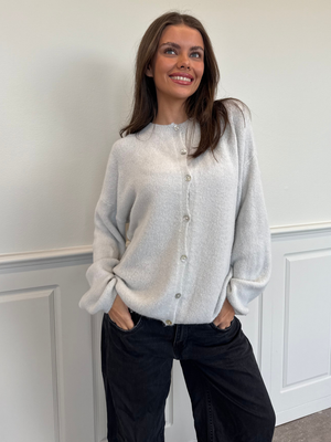 MOLLI CARDIGAN - LIGHT GREY
