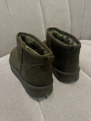 LISA TEDDY BOOTS - GREEN