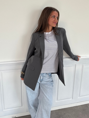 BOZZY LOOSE BLAZER  - MAGNET