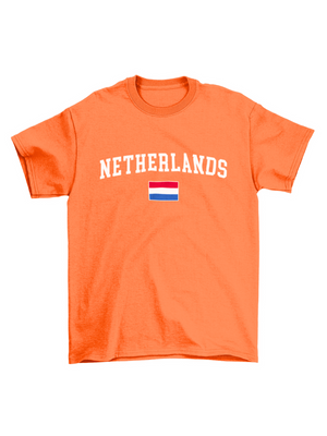 NETHERLANDS, BABY TEE - ORANGE