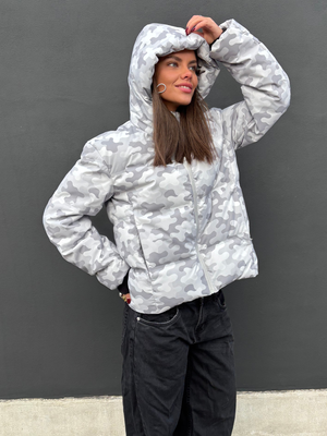 ISA PUFFER JACKET - BLACK