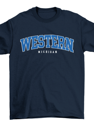 WESTERN MICHIGAN TEE - MARIN