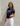 DISCO BALL (violet), BABY TEE - NAVY