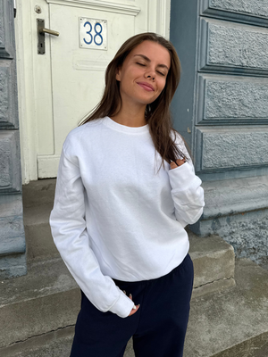 FRUIT SWEATSHIRT - HVID
