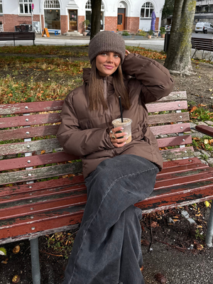 ISA PUFFER JACKET - BLACK