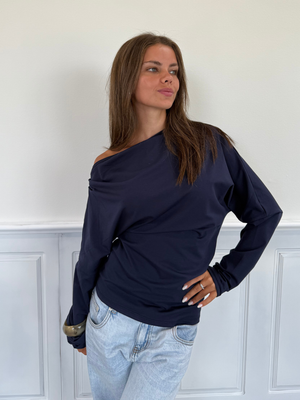 NILLE TOP - NAVY
