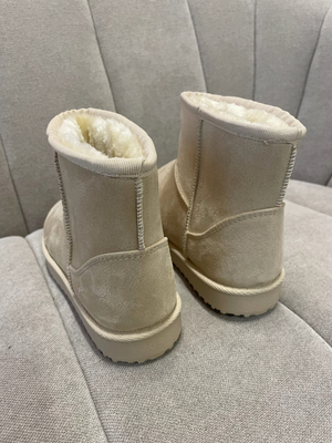 MALOU TEDDY BOOTS - BEIGE