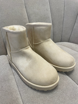 MALOU TEDDY BOOTS - BEIGE