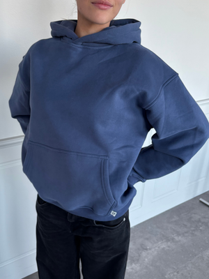 OVERSIZED HOODIE - MID BLUE