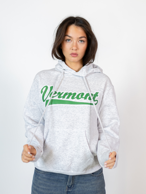 VERMONT SPORT (GRØN) HOODIE  - GRÅ