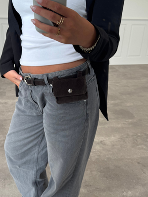 AFIA SUEDE BELT BAG - DELICIOUS