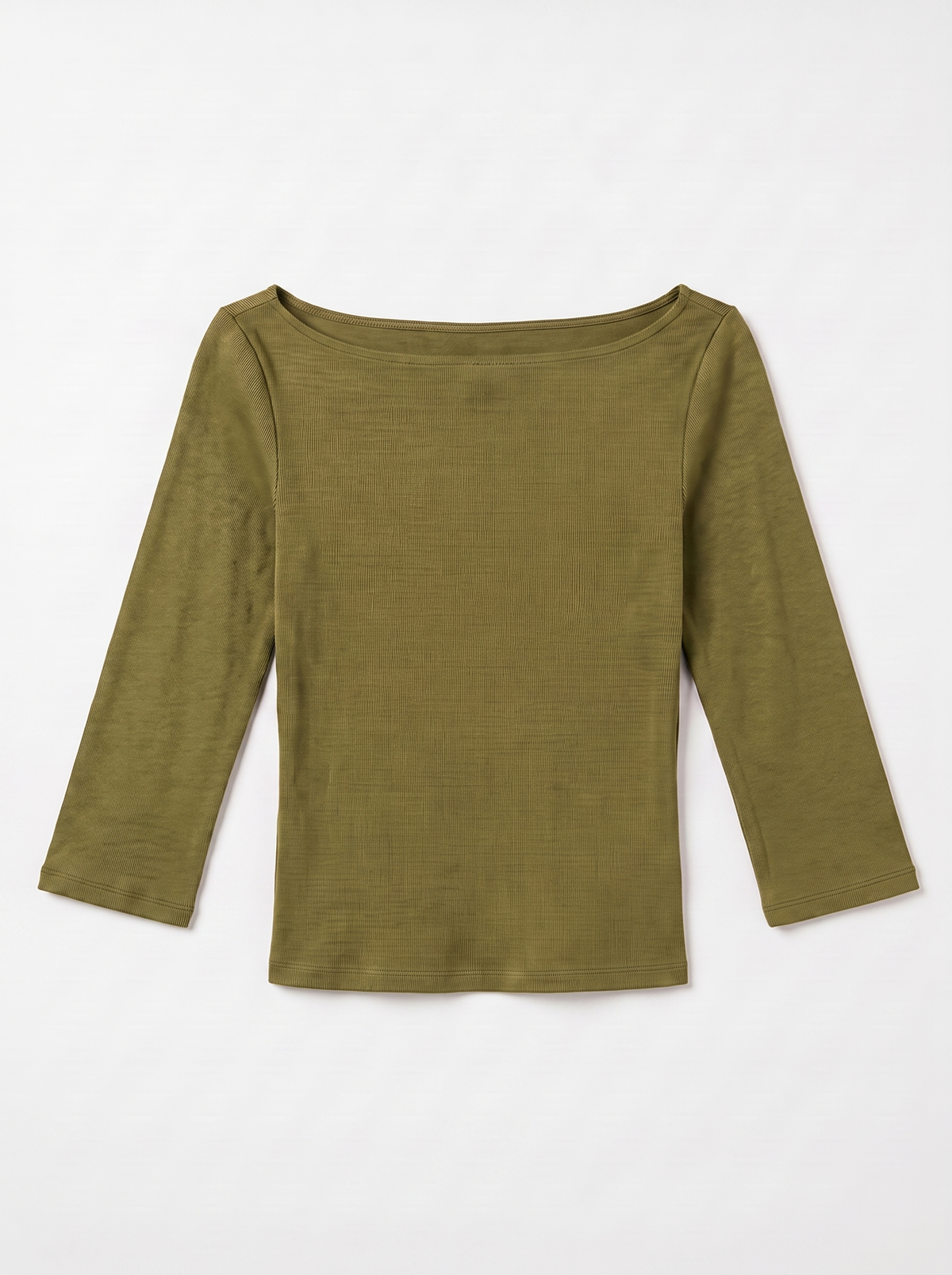 ASTRID 3/4 TOP - MATCHA GREEN