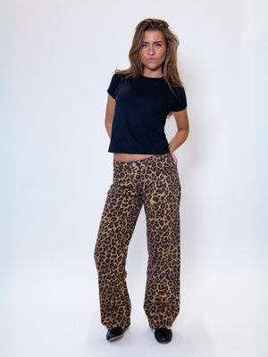 ESTHER JEANS - LEOPARD