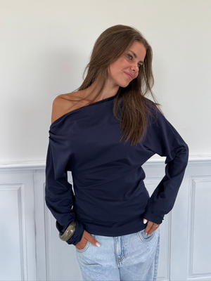 NILLE TOP - NAVY