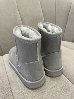 MALOU TEDDY BOOTS - GRAY