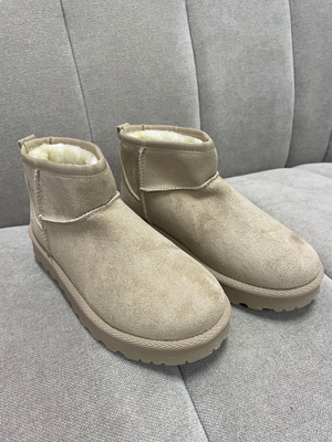 LISA TEDDY BOOTS - BEIGE