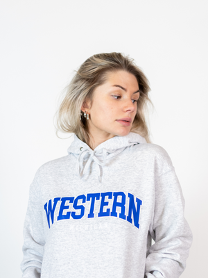 WESTERN MICHIGAN HOODIE - GRÅ