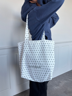 ADDY MAKEUP BAG - BLACK STRIPE