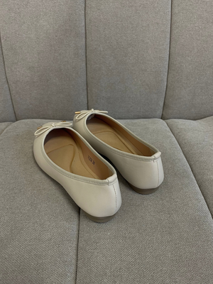 ANNA BALLERINA SKOR - BEIGE