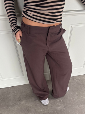 BELLA SUIT PANT NEW - BROWN