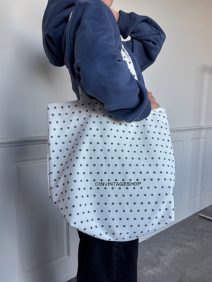 ADDY MAKEUP BAG - BLACK STRIPE