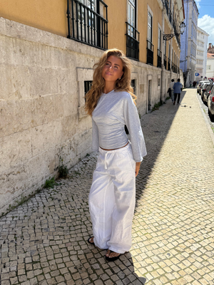 NALA ANGEL TOP - LYSEGRÅ