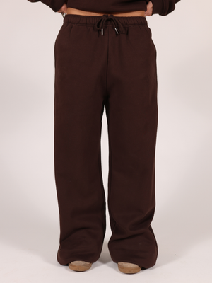 BAGGY SWEATPANTS - BROWN