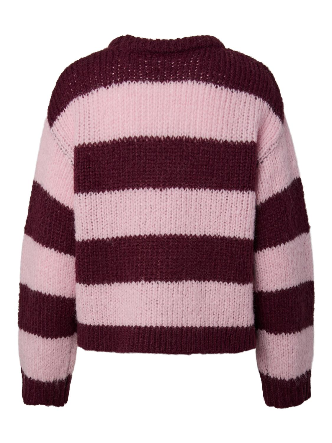 DORTHEA CHUNKY KNIT - WINETASTING ROSEATE SPOONBILL - Dinvintageshop