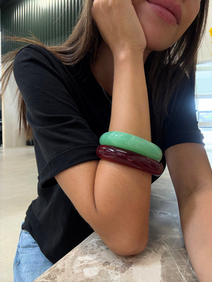 2-PAK ARMBÅND - AQUA/WINE
