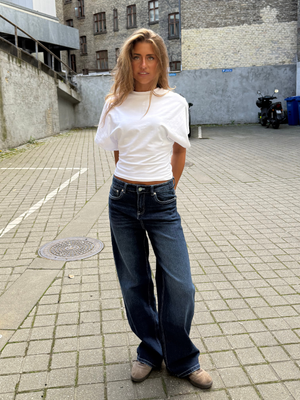 ALMA JEANS - DARK BLUE (MIDWAIST)