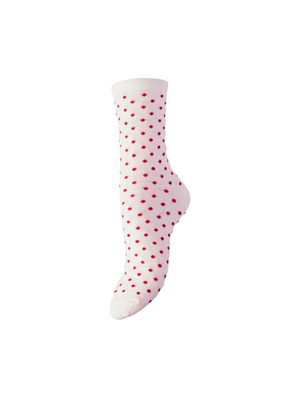 SEBBY GLITTER SOCKS - PINK-A-BOO DOTS