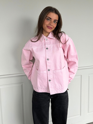 SIA DENIM JACKET - LIGHT PINK