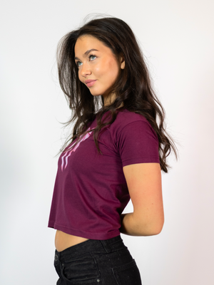 DOLLED UP (rosa), BABY TEE - BORDEAUX