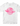 PLANET DISCO (pink), BABY TEE - WHITE