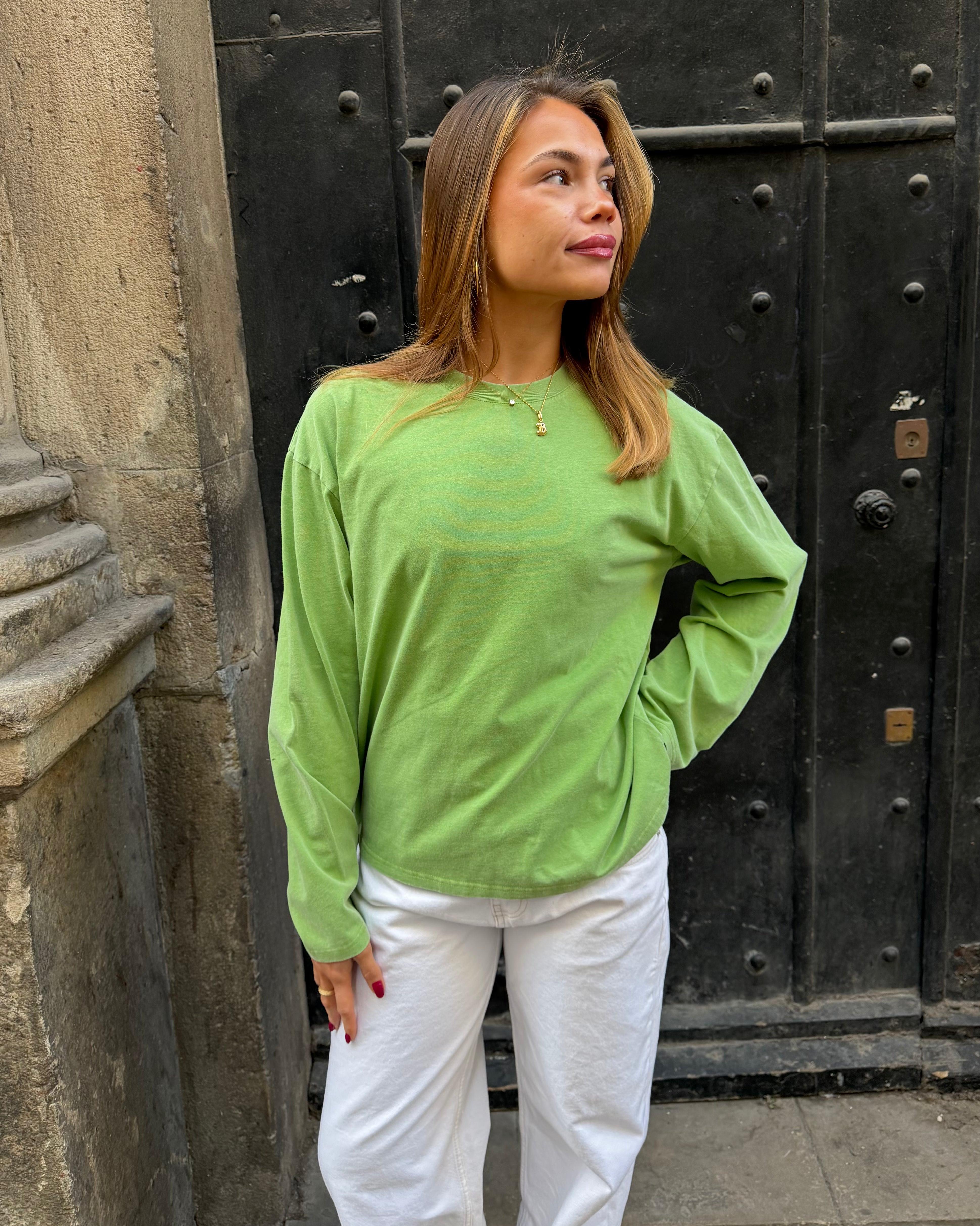 MYNTE WASHED TEE - GREEN