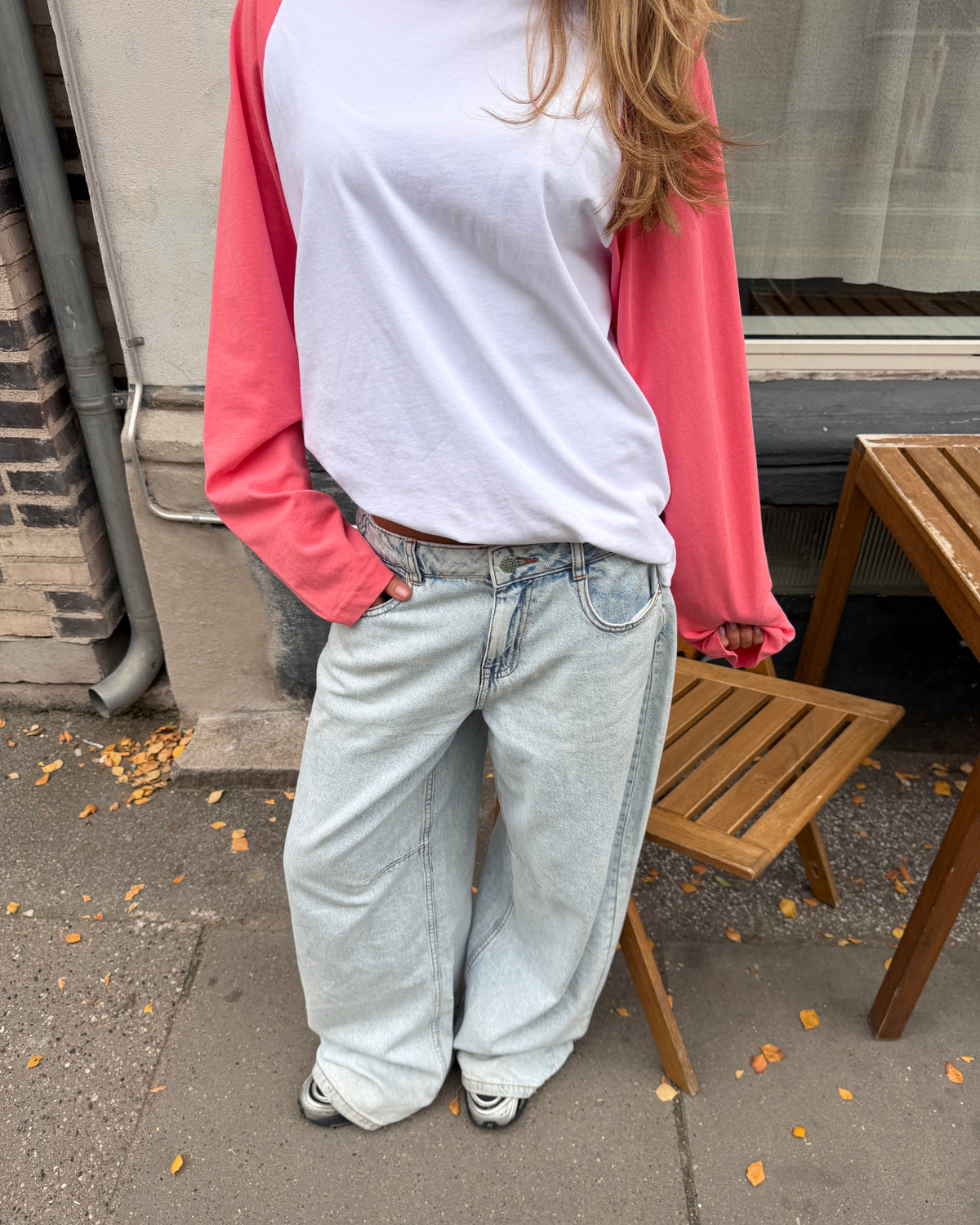 EMMA BAGGY JEANS - BRIGHT BLUE - Dinvintageshop
