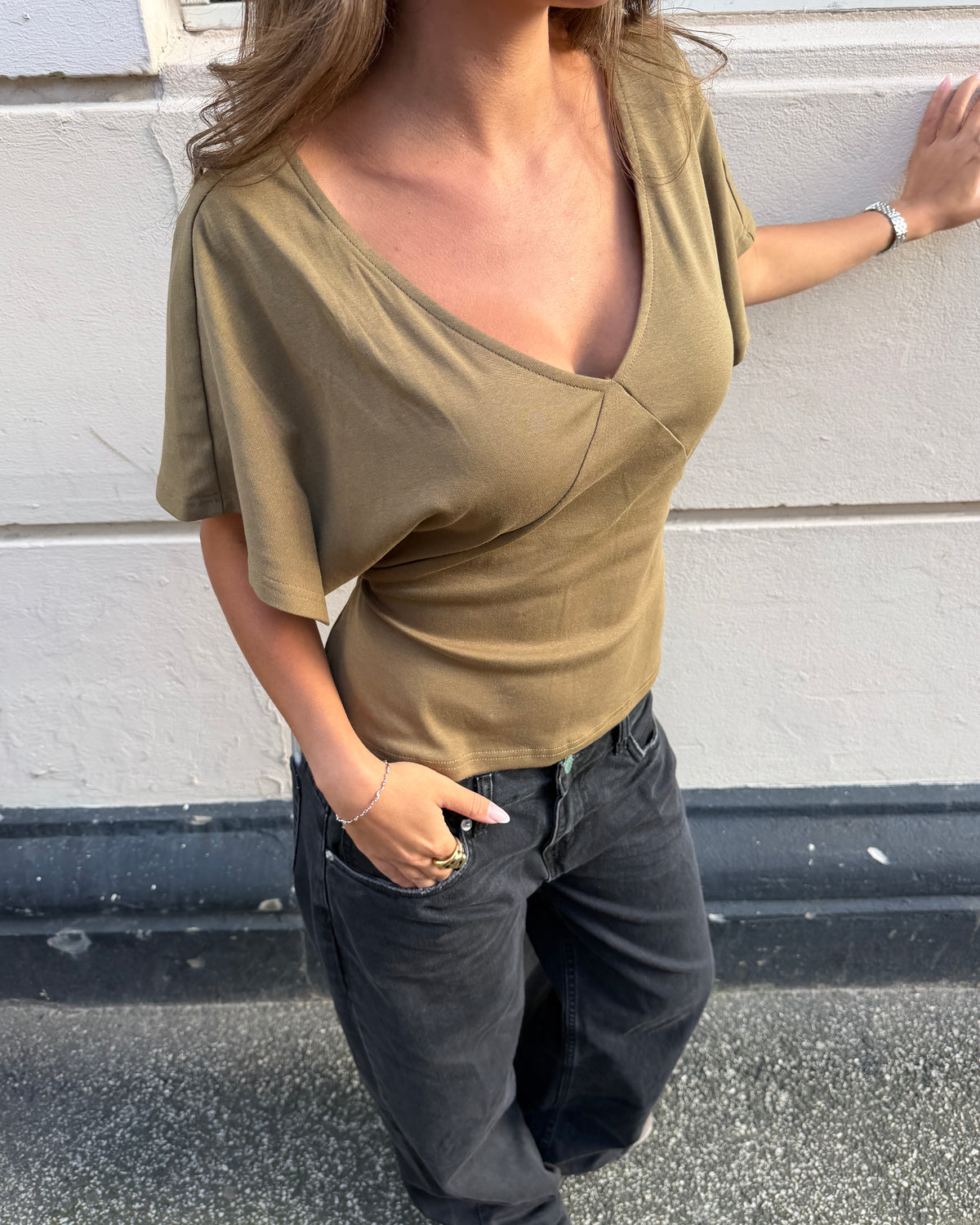 NILLIE TOP - ARMY