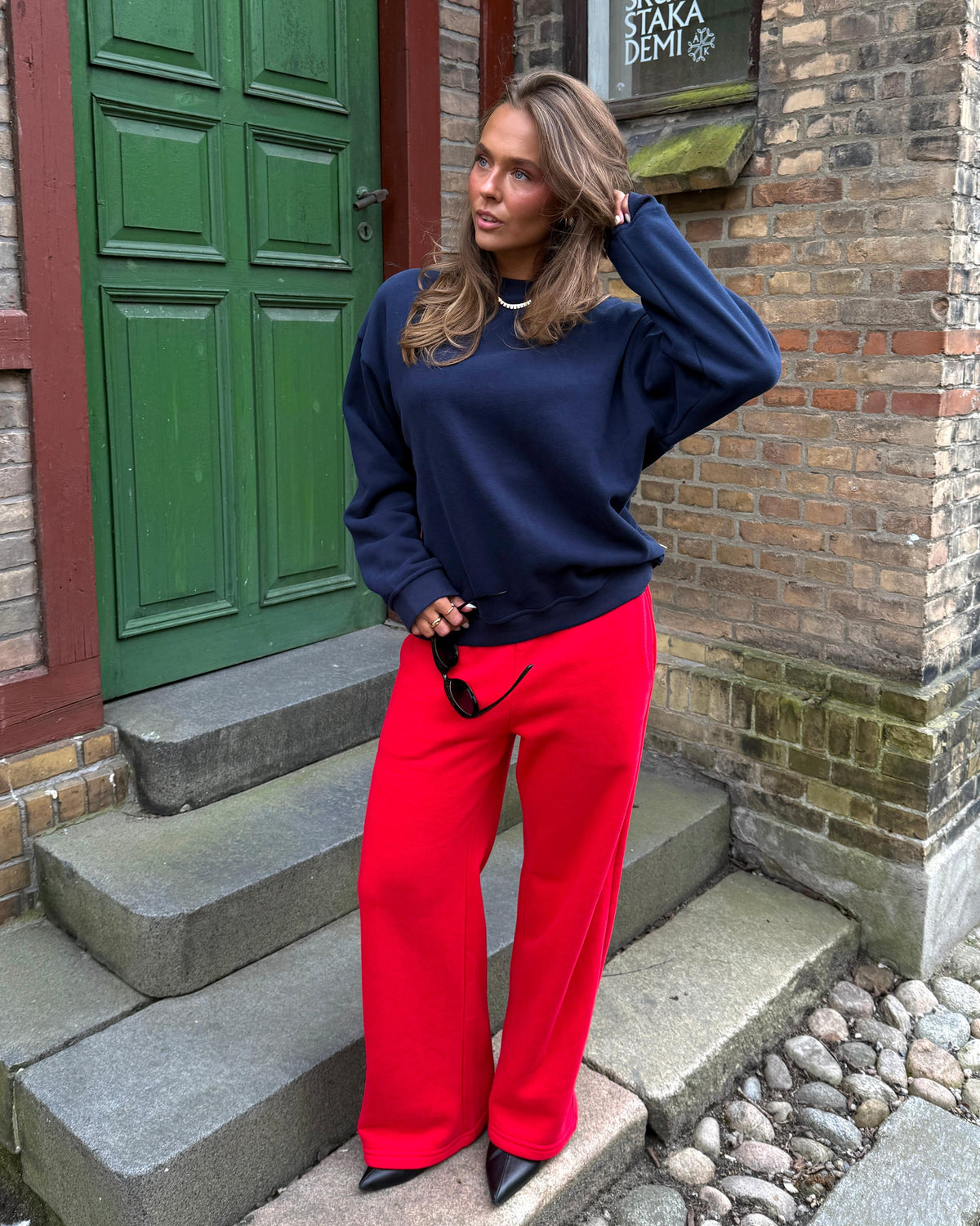 OVERSIZED SWEATSHIRT - NAVY