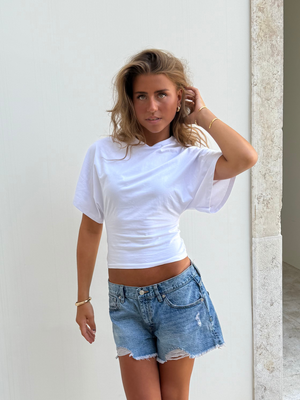 NINA ANGEL TOP - HVID