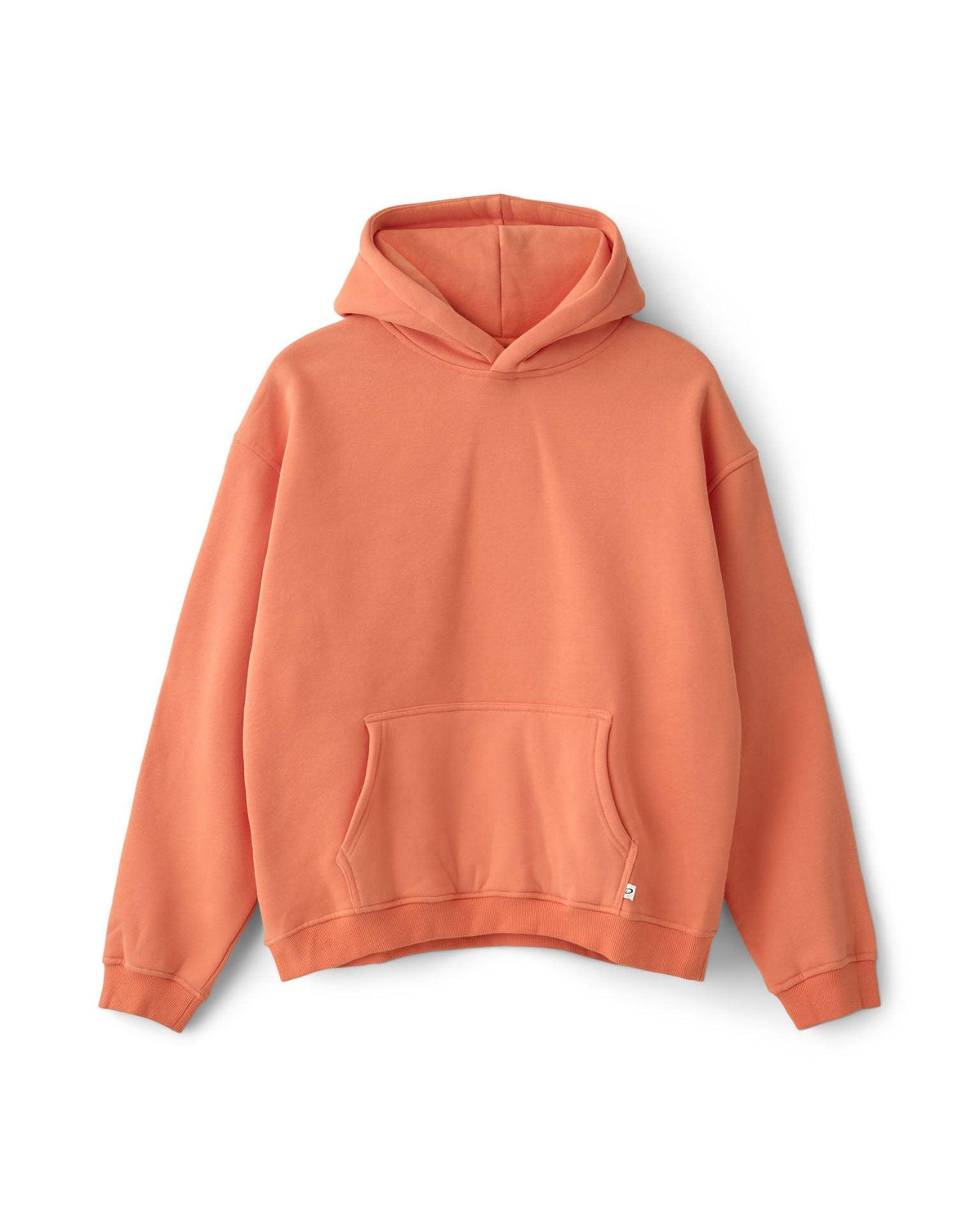 OVERSIZED HOODIE - CORAL ORANGE