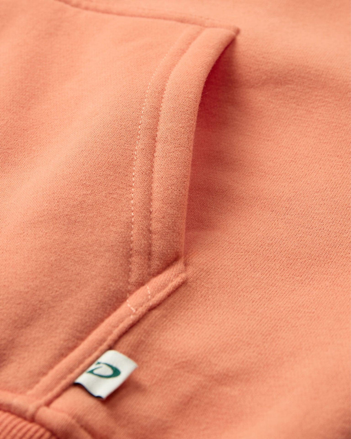 OVERSIZED HOODIE - CORAL ORANGE