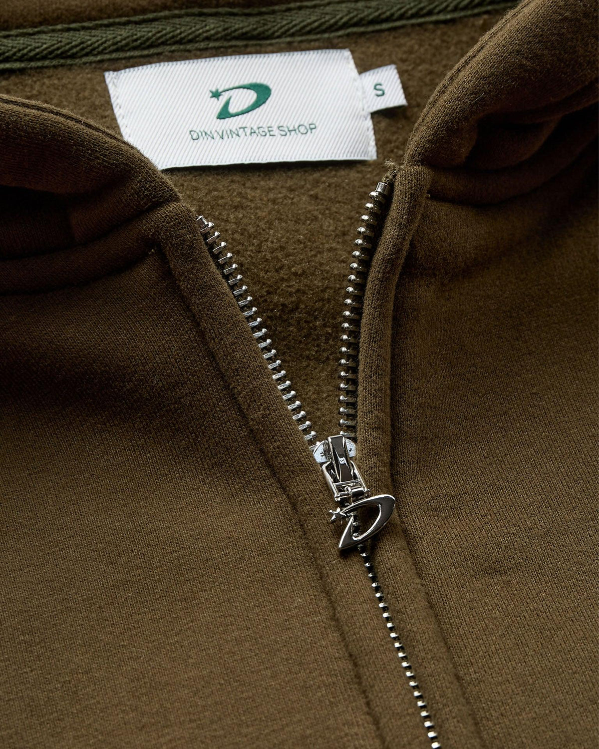 OVERSIZED ZIP HOODIE - ARMY