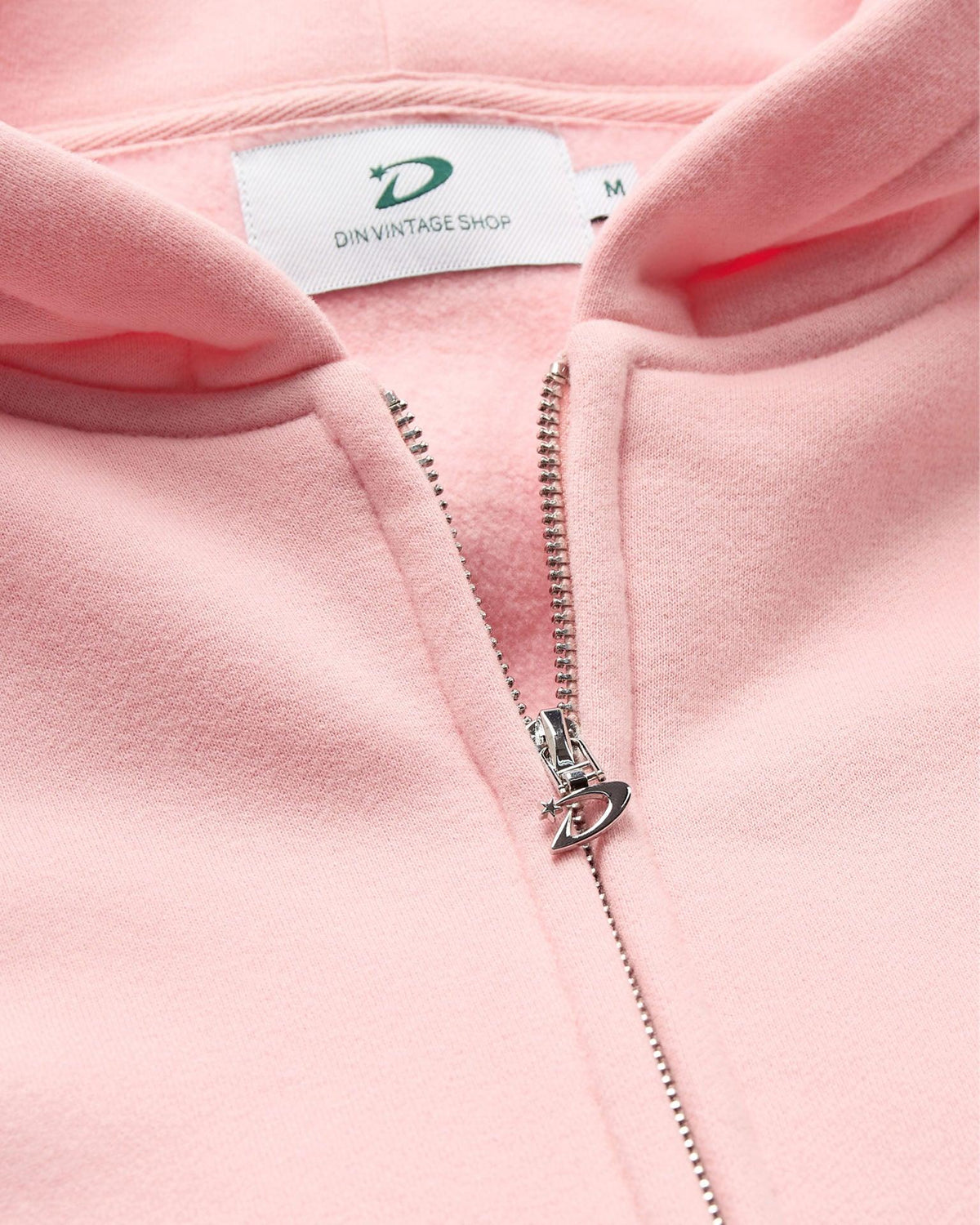 OVERSIZED ZIP HOODIE - LIGHT PINK