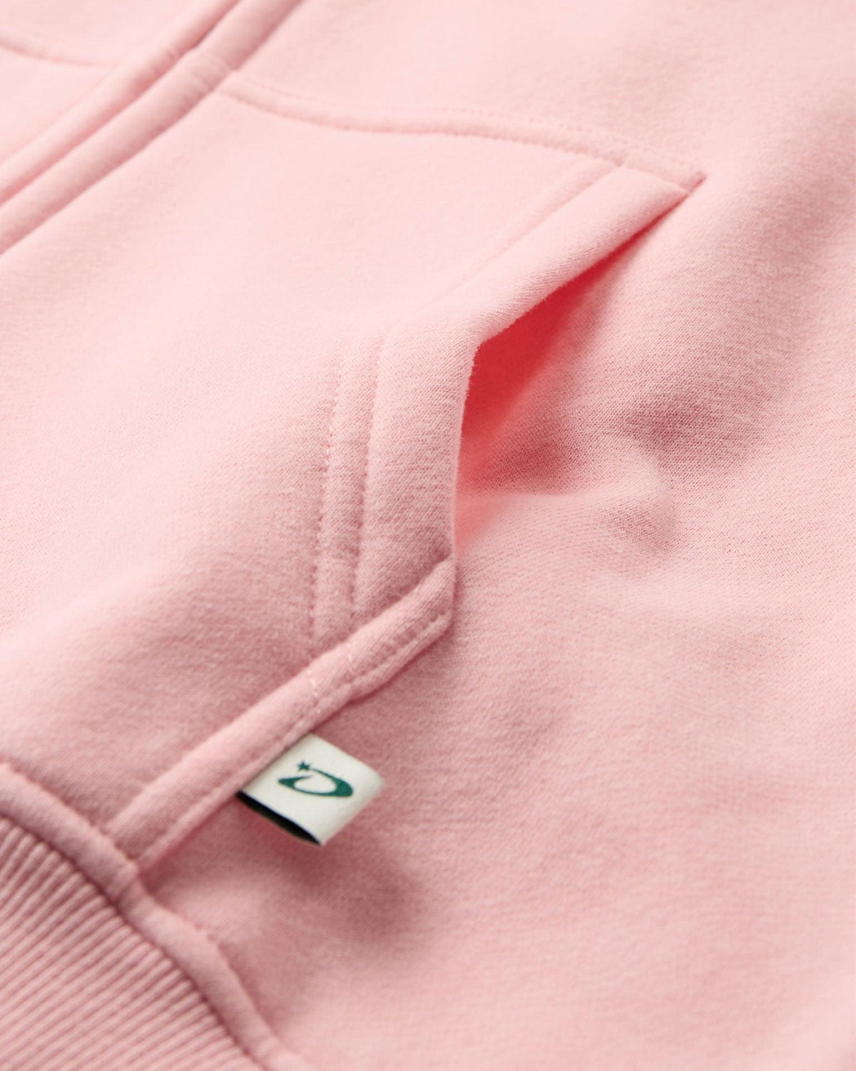 OVERSIZED ZIP HOODIE - LIGHT PINK