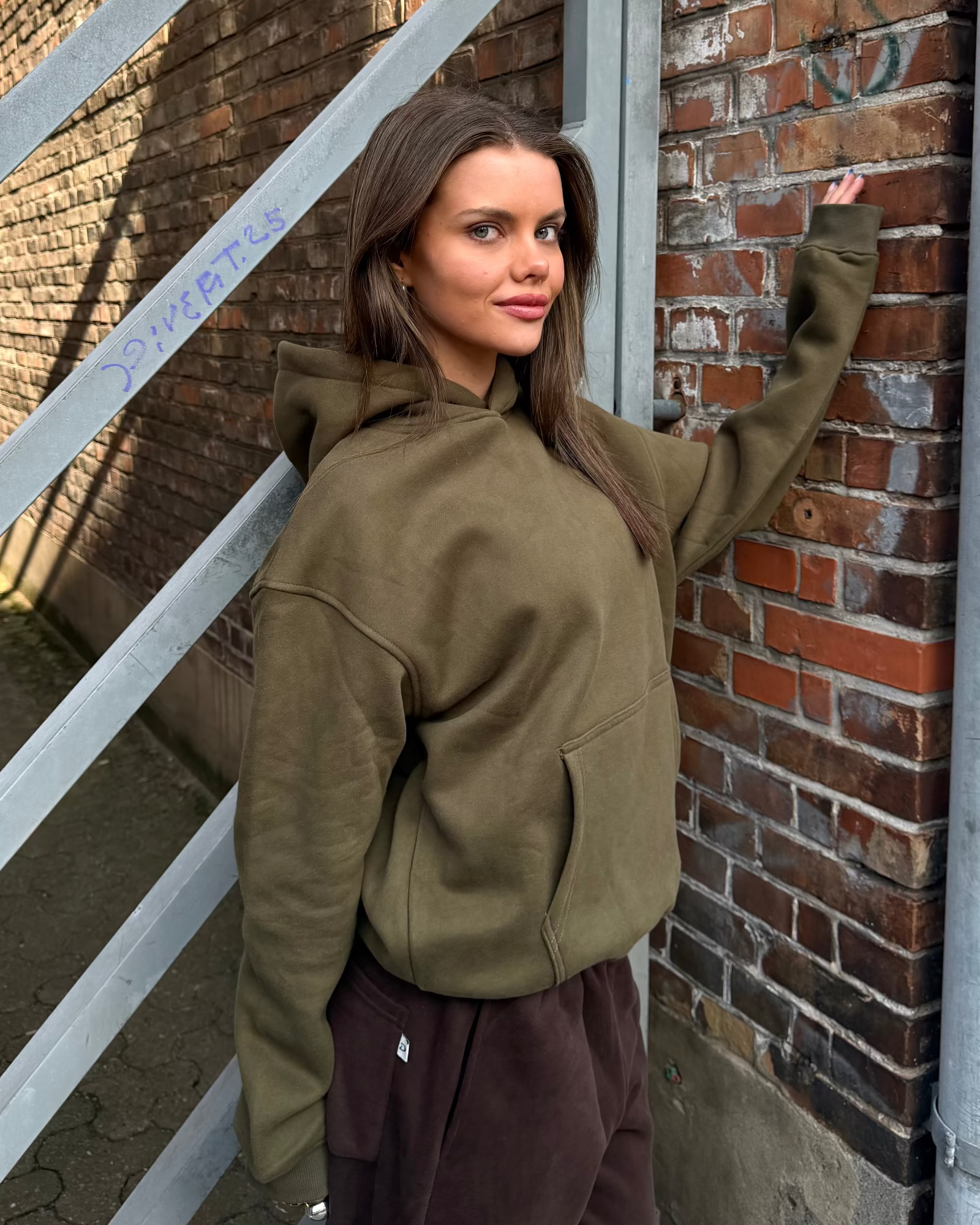 OVERSIZED HOODIE - ARMY