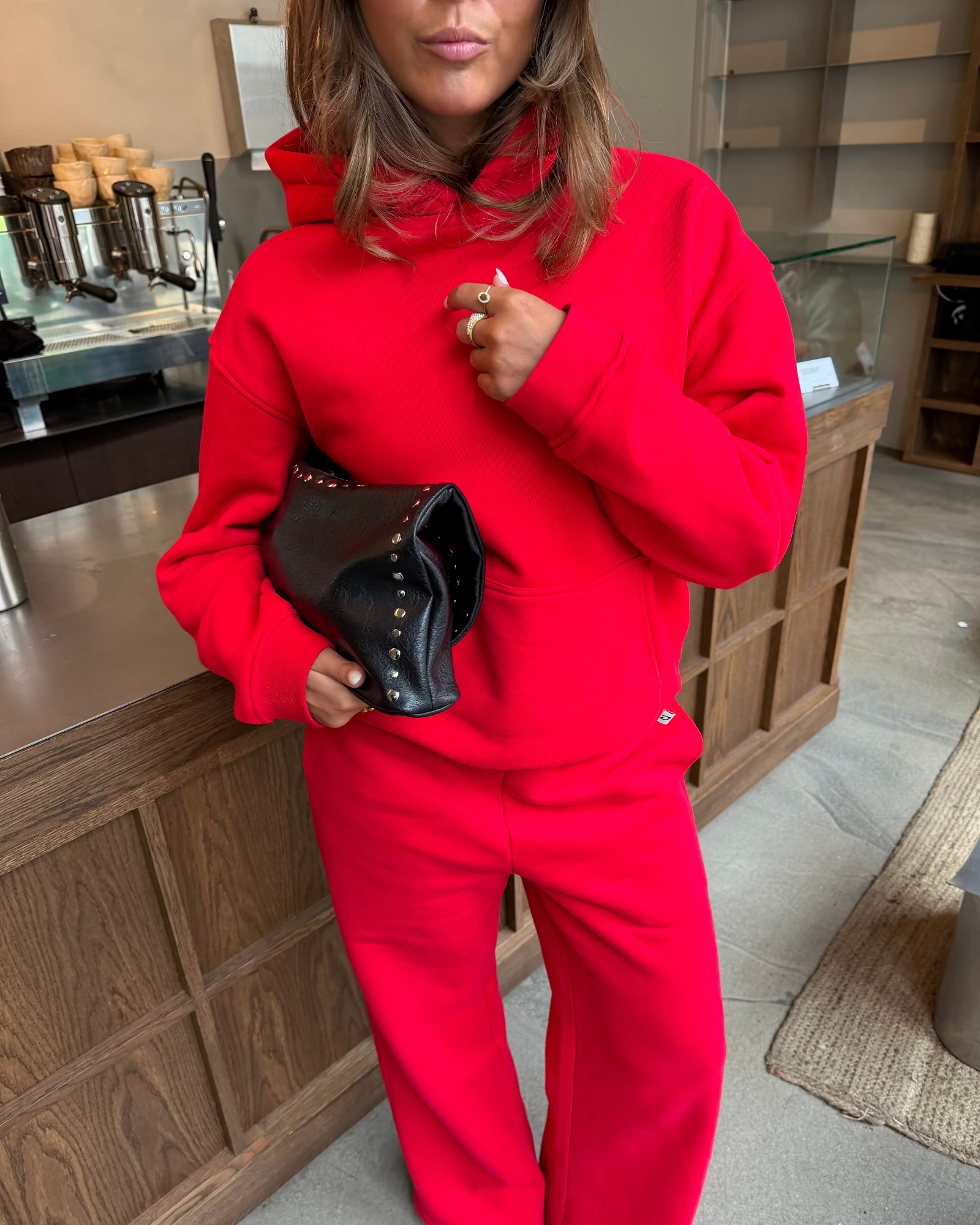OVERSIZED HOODIE - RED