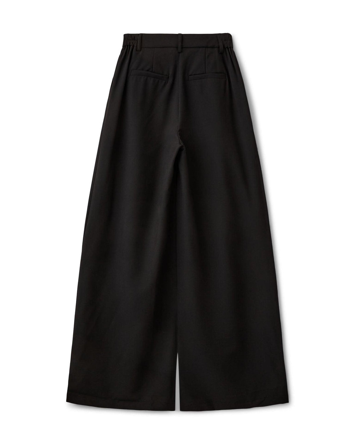 AIA BAGGY SUIT PANT - BLACK