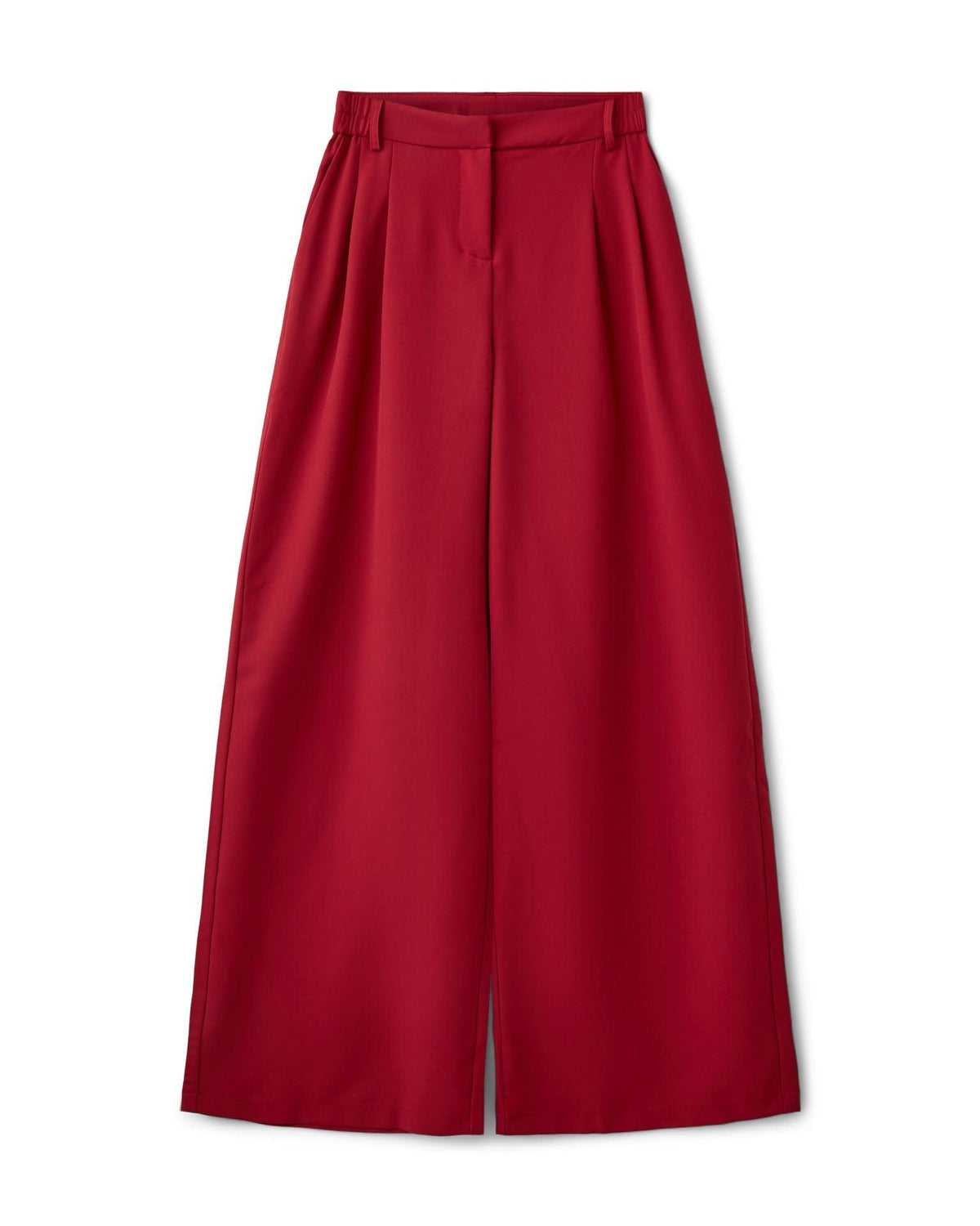 AIA BAGGY SUIT PANT - RED
